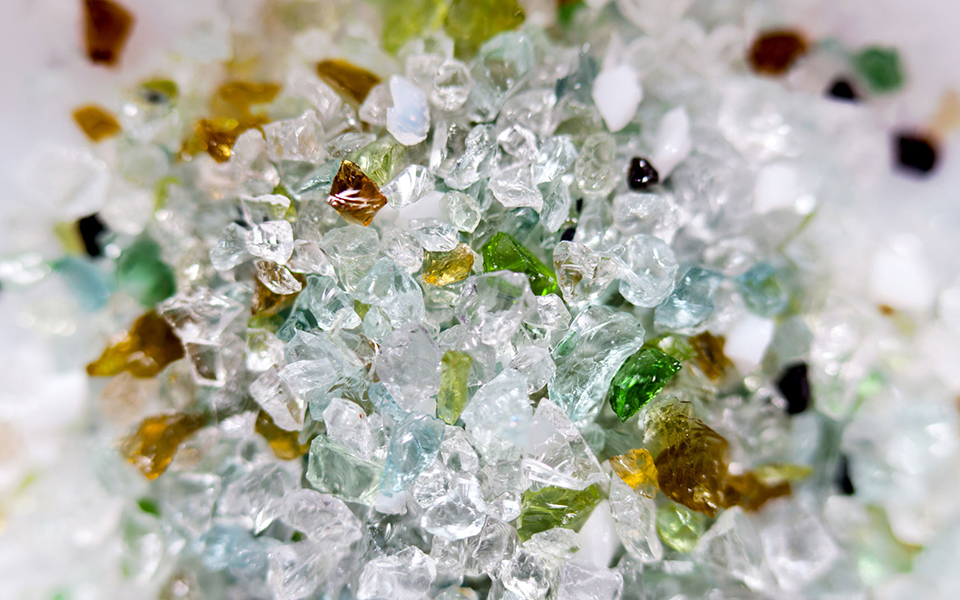 Crushed Bottle Glass Blasting Media